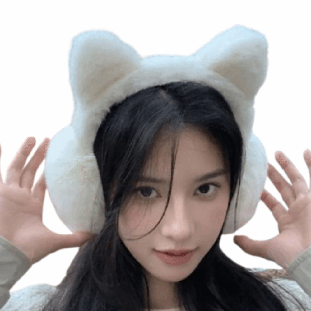 Earmuffs Foldable - Hafif Katlanabilir Kedi Kulaklığı Kalınlaştırılmış Rüzgar