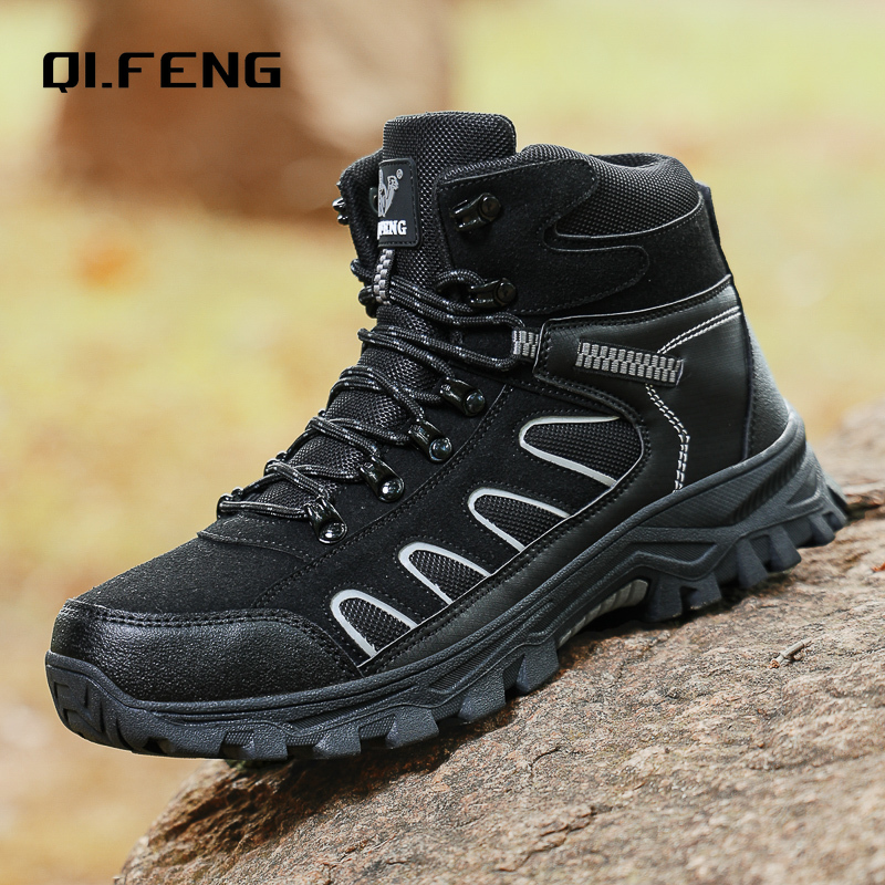 Waterproof Winter Boot - Yeni erkek büyük boy yüksek top