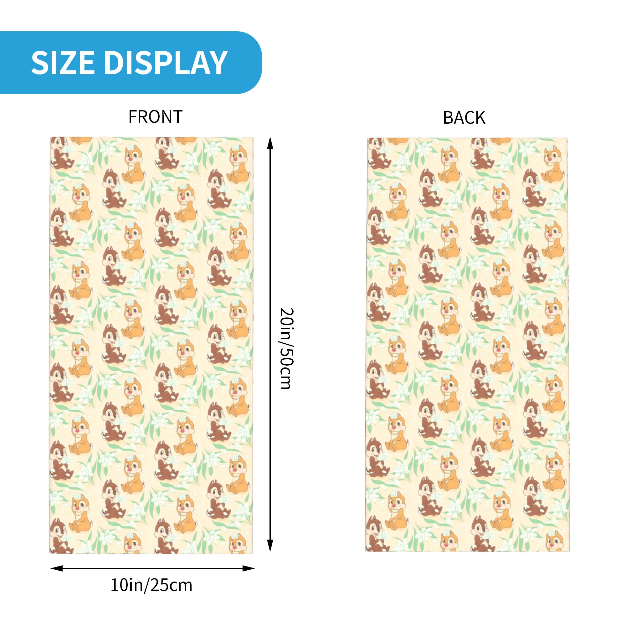 Özel Sevimli C-Chip Ve D-Dale  - Neck Gaiter Fleece incelemesi ve fiyatı