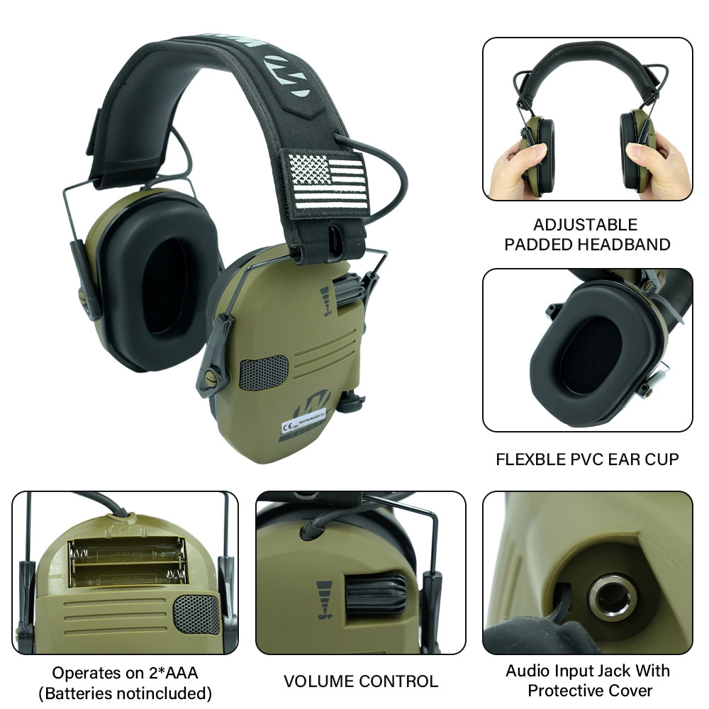 Koruyucu kulaklık, ultra ince  - Earmuffs Foldable incelemesi ve fiyatı